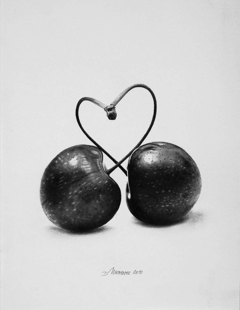 Heart Cherries by Dietrich Moravec