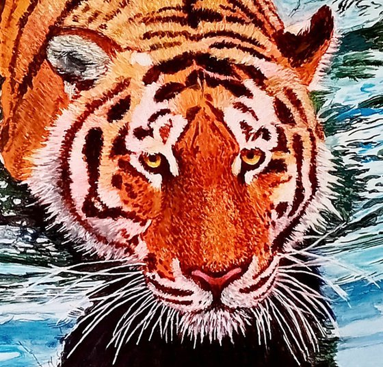 Floating Tiger