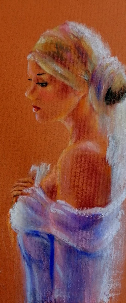 Portrait in Orange by Susana Zarate