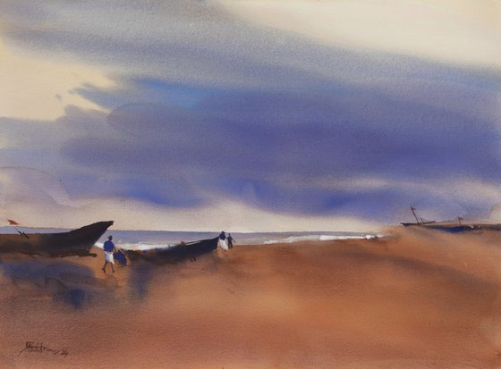 Feelings galore, on seashore