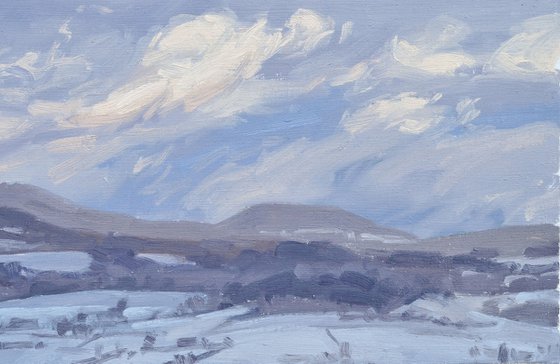 January 20, snow and sunrise