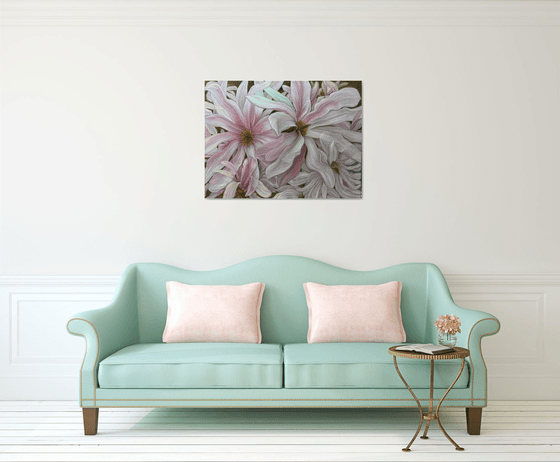 Ethereal Magnolia Bloom
