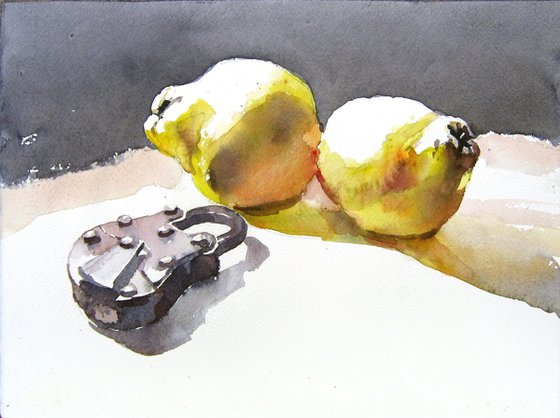still life with quinces  2