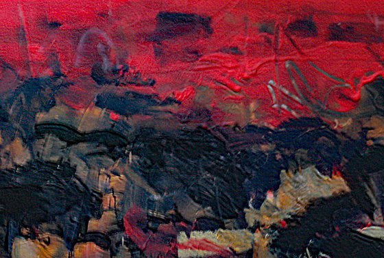 TAUREAUX SOLEIL COUCHANT