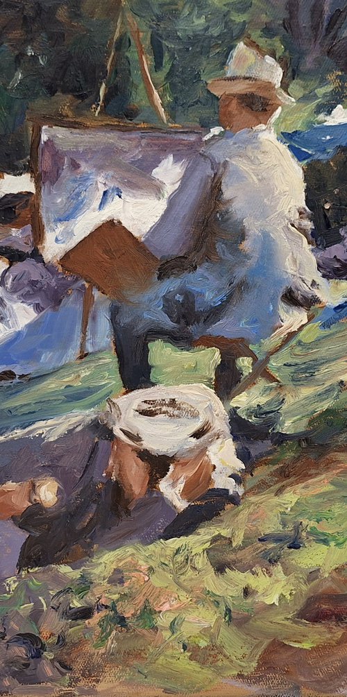 JS Sargent Master Study in Oils by Robert Mee