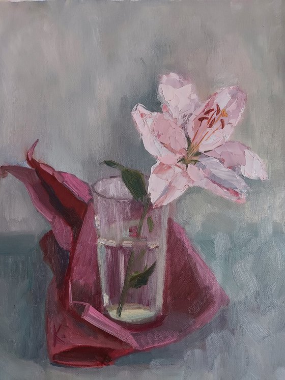 Still-life with flower "Lily"