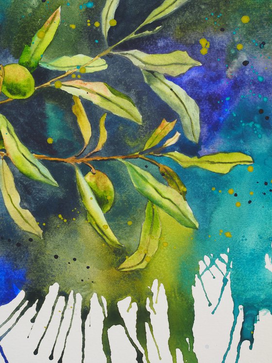 Explosive olives branch