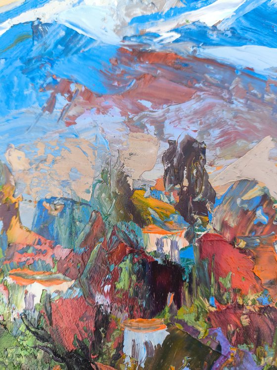 Colors of the Mountain Village