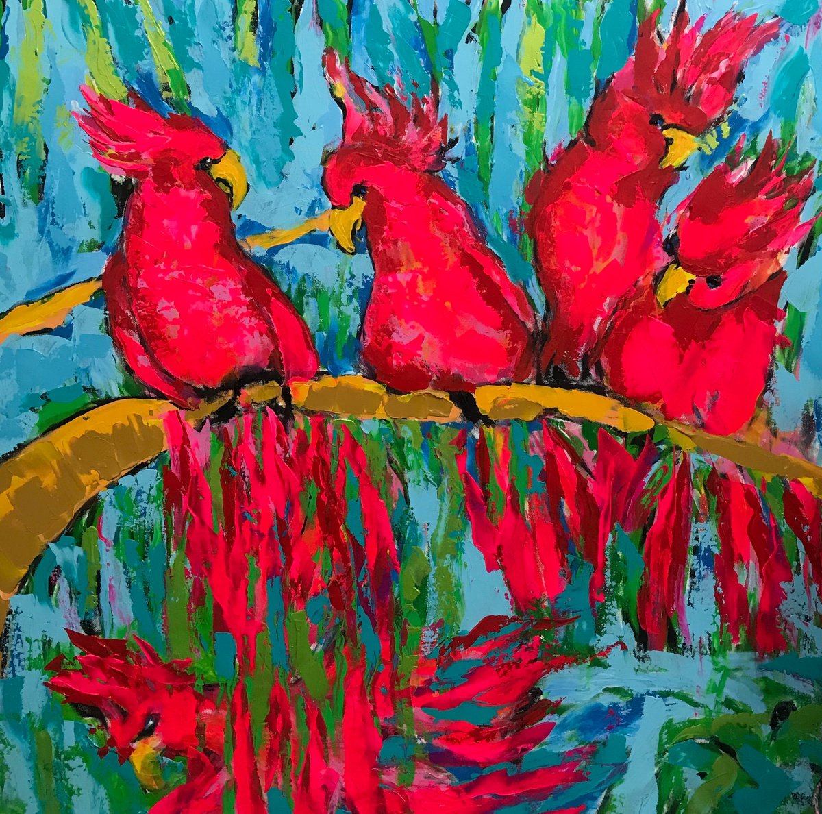 Parrots by Yulia Robinson
