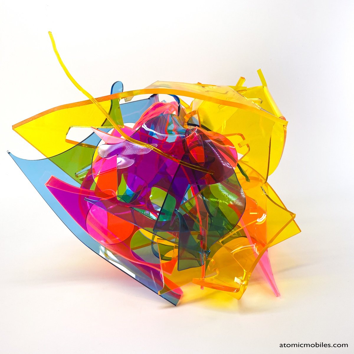 Abstract Sculpture By Debra Ann, 14 X 11, Ecstatic Art Sculpture, Original Artwork