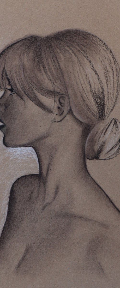 Woman Portrait No.3 by Mariam Darchiashvili