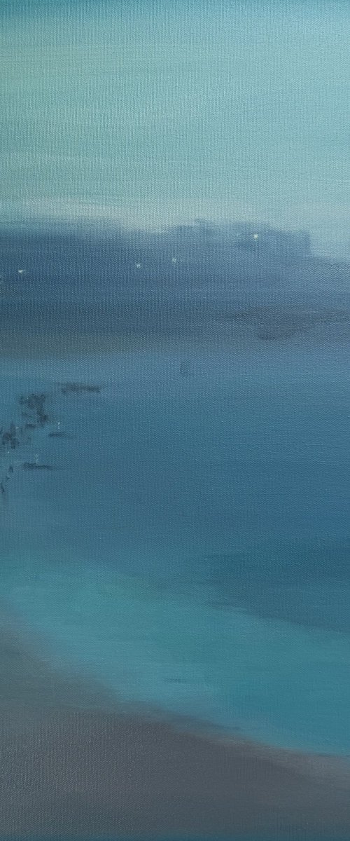 Beach Scene, Evening by Lizzie Butler