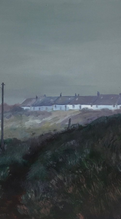 'Cottages, Aberdeenshire' by Stephen Howard Harrison