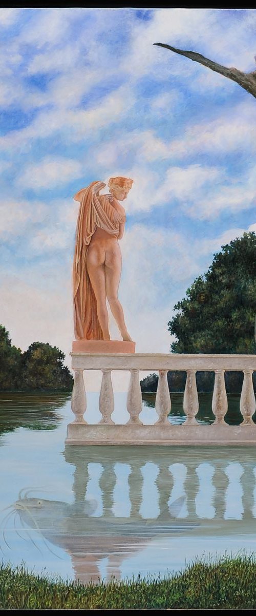 Aphrodite and the catfish by Cecco Mariniello
