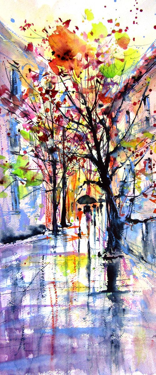 Fall in the city by Kovács Anna Brigitta