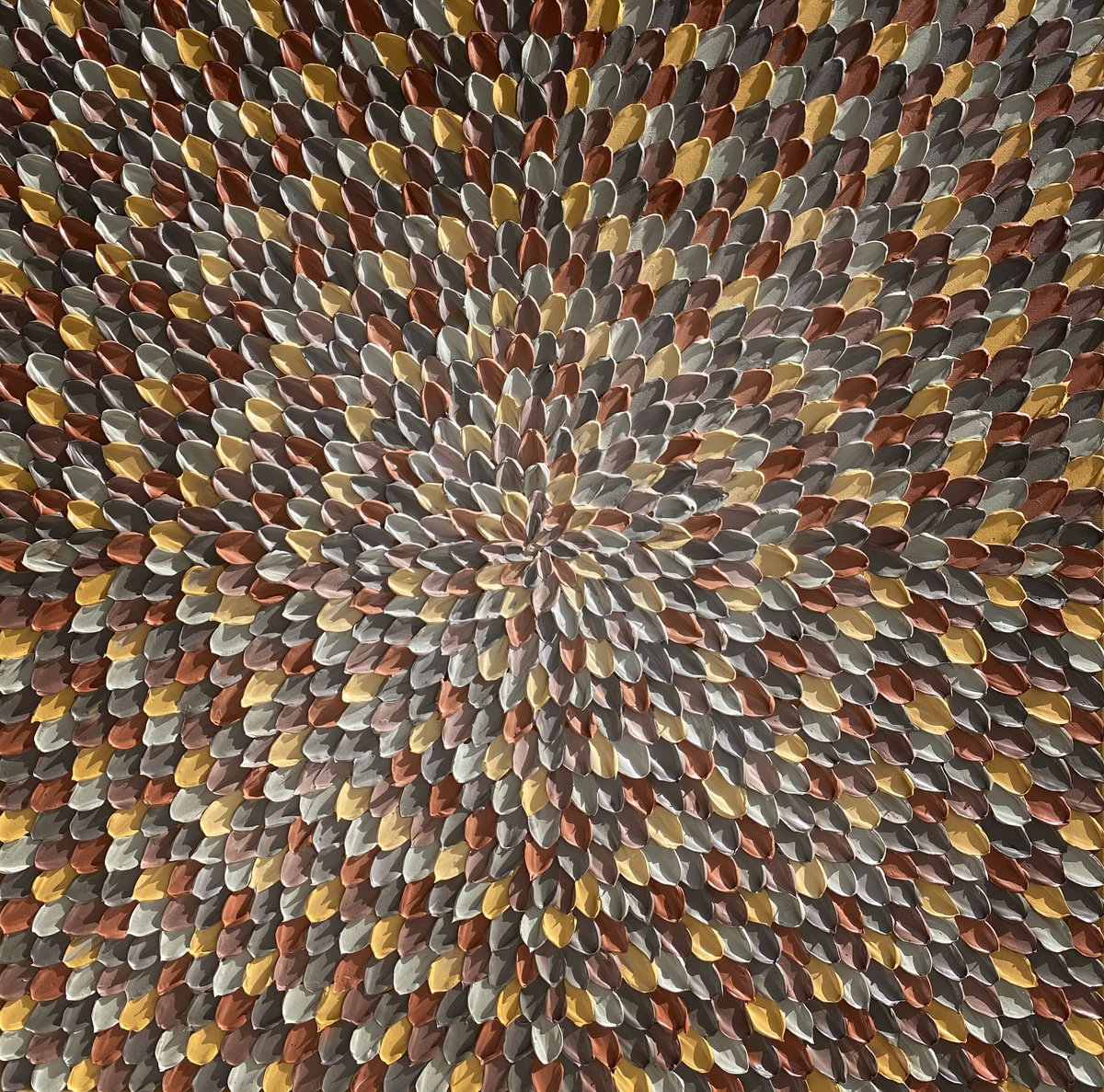 Geometric Abstract Acrylic Painting By Guzaliya Xavier, 24 X 24, Voyage, Original Artwork