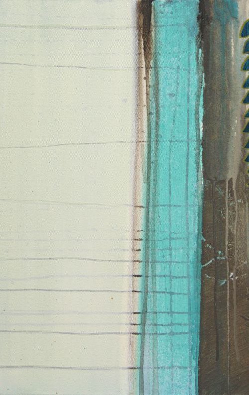 Earth's Crust Teal by Suzie Cumming