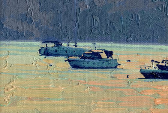 Sunrise. Yachts. Turunc