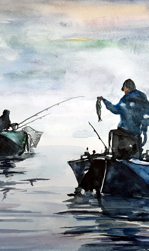 SUCCESSFUL FISHING by Zoran Mihajlović Muza