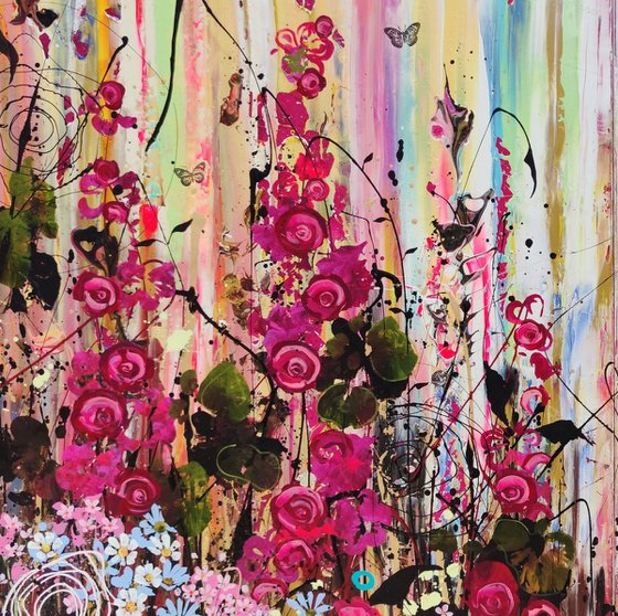 The Wild Rose Patch - Diptych