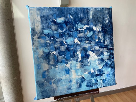 Abstraction in Blue and White