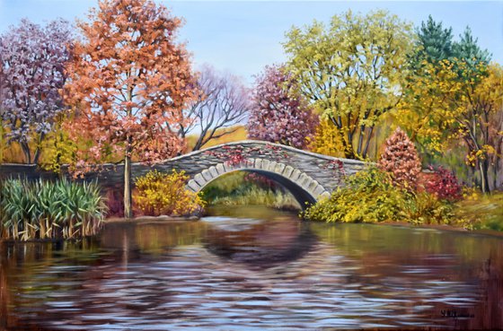 October in New York City: Gapstow Bridge