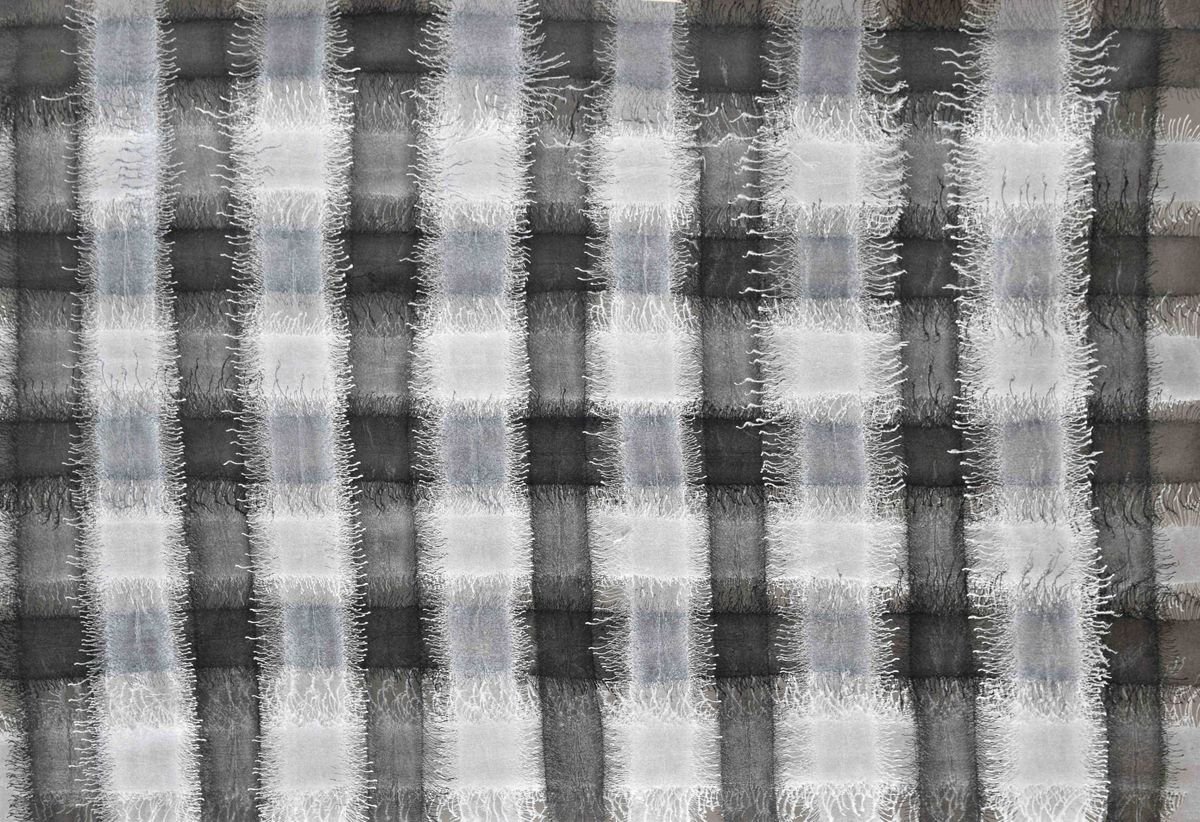 Abstract Acrylic Painting By Sumit Mehndiratta, 60 X 40", Exploflora Series No. 41, Original Artwork