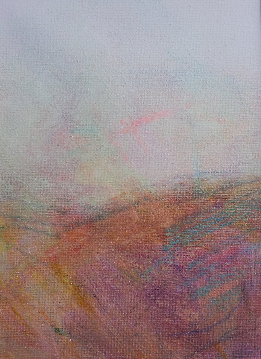 Oil Pastel Landscape by Paul Edmondson