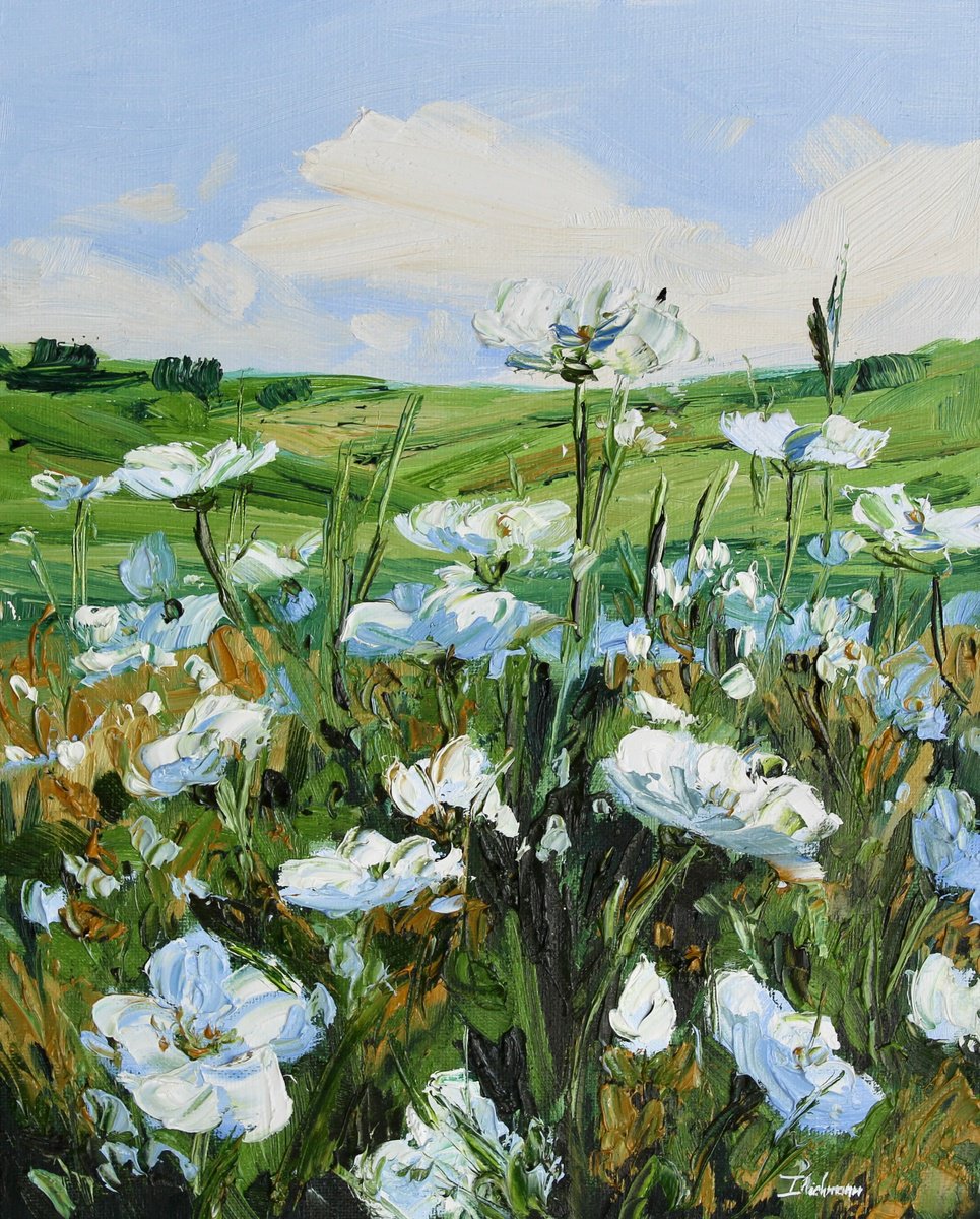 Meadow By Liza Illichmann, 9 X 12, Artwork For Sale On Artfinder