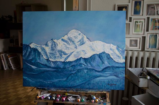 Mont Blanc mountain
