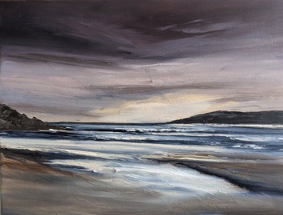 Evening light over Cable bay
