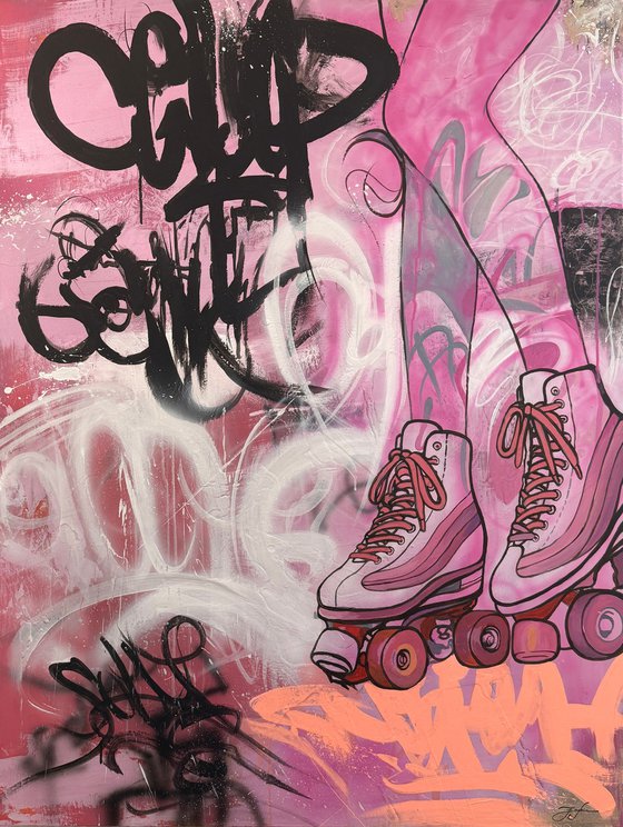Pink Roller Skates