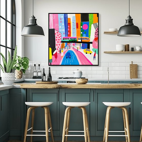 New York Cityscape Artwork