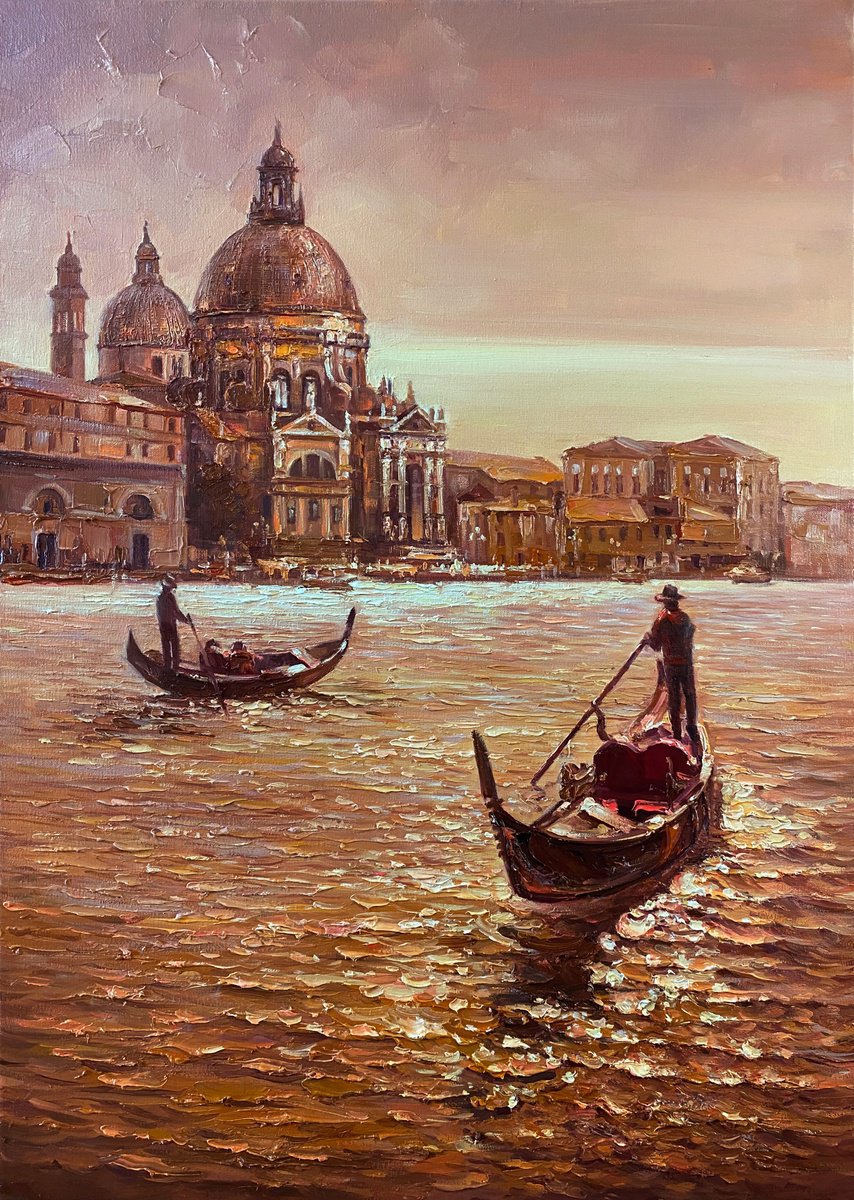 Venice 2023, 70x50 cm by Artem Grunyka