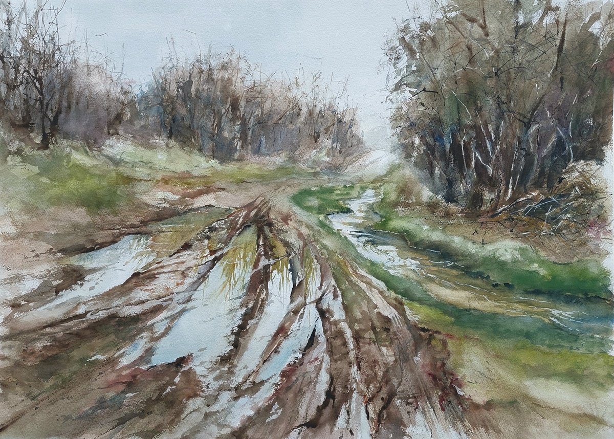 MUD IN THE TOROTE RIVER by Maylu Garci?a