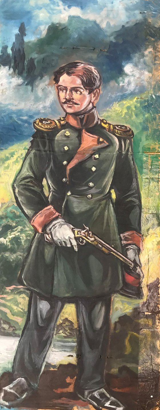 Full length portrait of a soldier