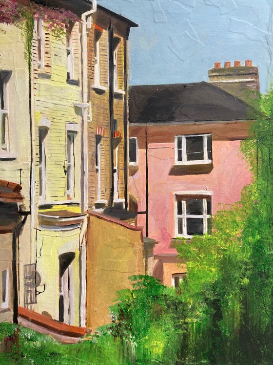 London Houses In Summer