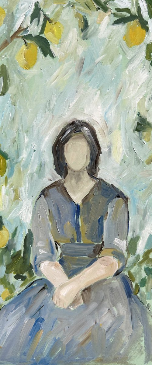 Girl with Lemons by Irina Anis
