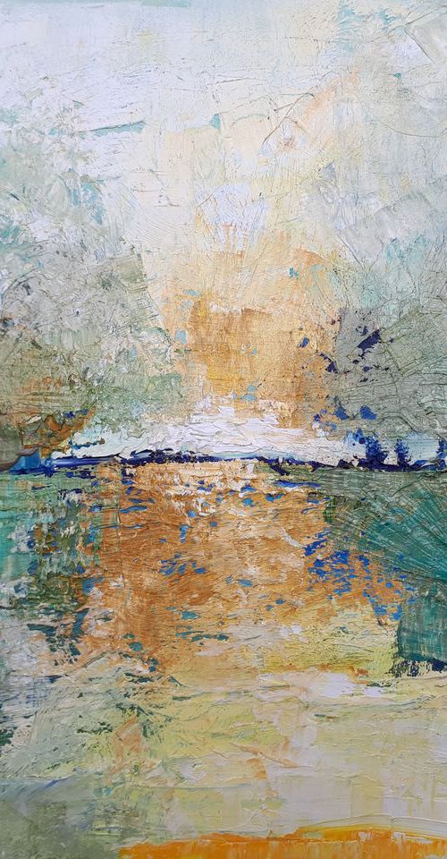 Meditative reflection (40x50cm) by Simon Tünde