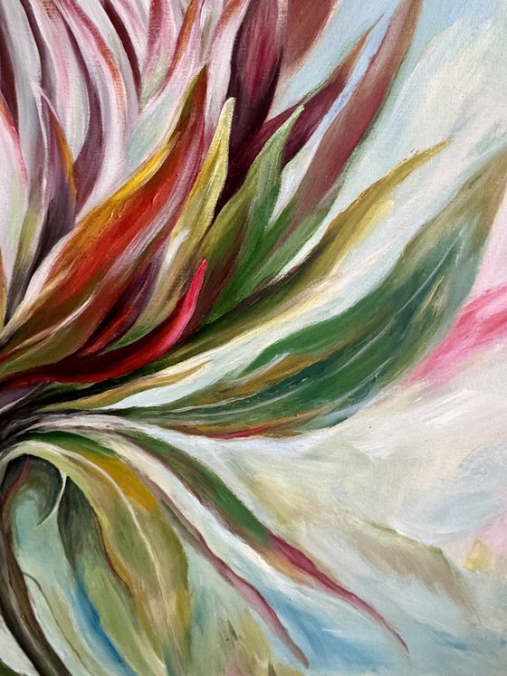 “Flame of Life – King Protea”