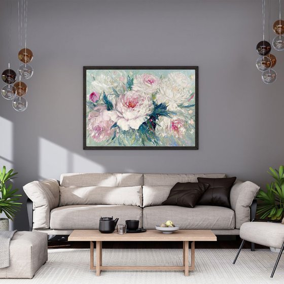 The Gentle Breath of Peonies