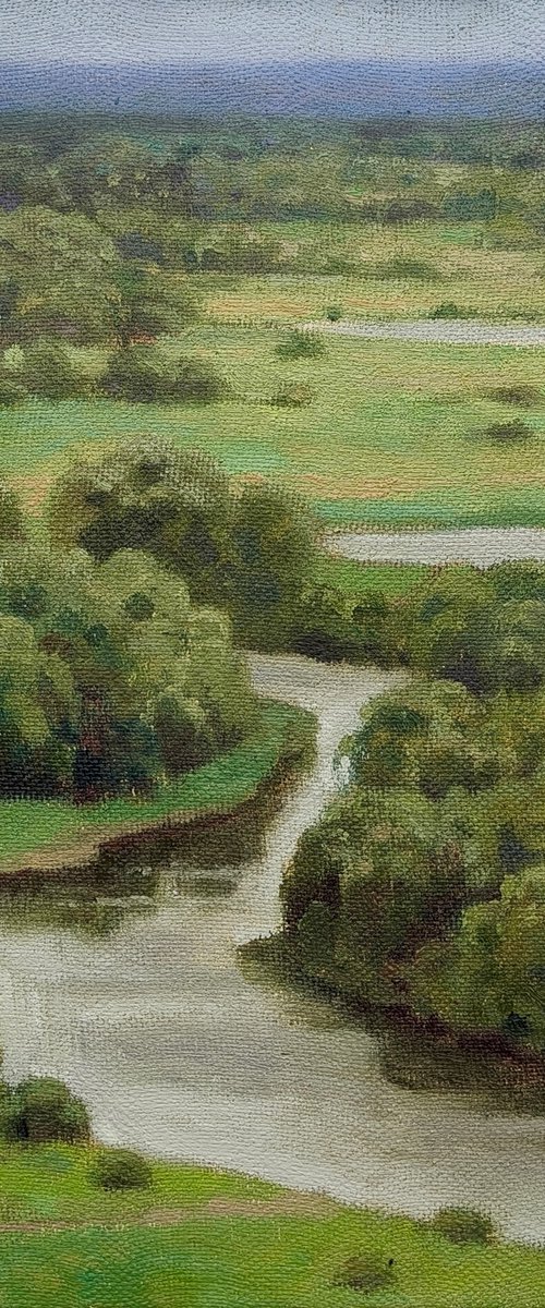 June Day, the Toyma river by Olga Goryunova