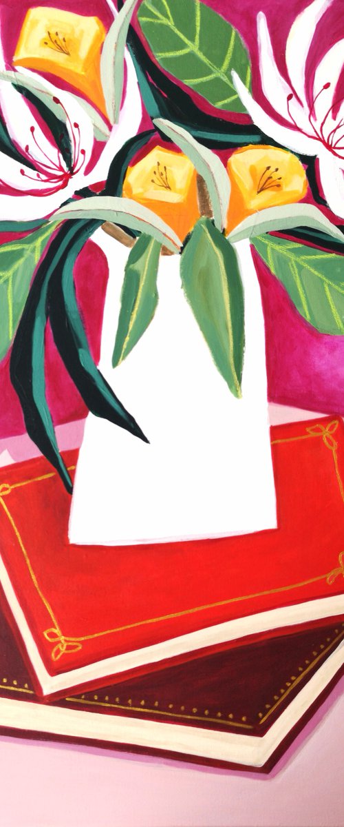 Flowers and Books by Marisa Añón