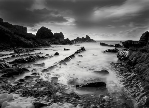 Incoming Tide, Bude by John Rochester