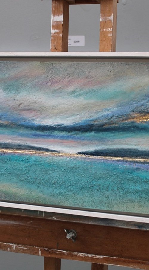 Incoming Tide  - Original Painting - Framed & Signed  - Sennen Cove - Cornwall by Tony Davie