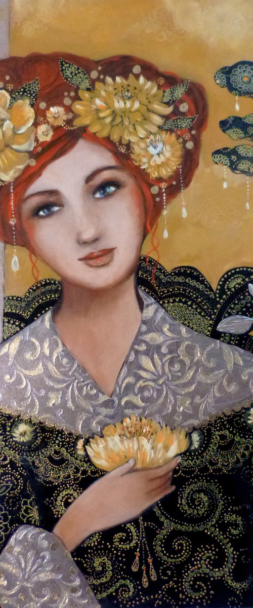 The invitation to travel 50x65 cm. by Loetitia Pillault