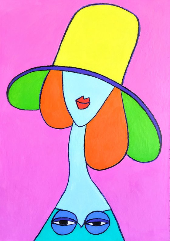 My tits love Modigliani. Pop art version
