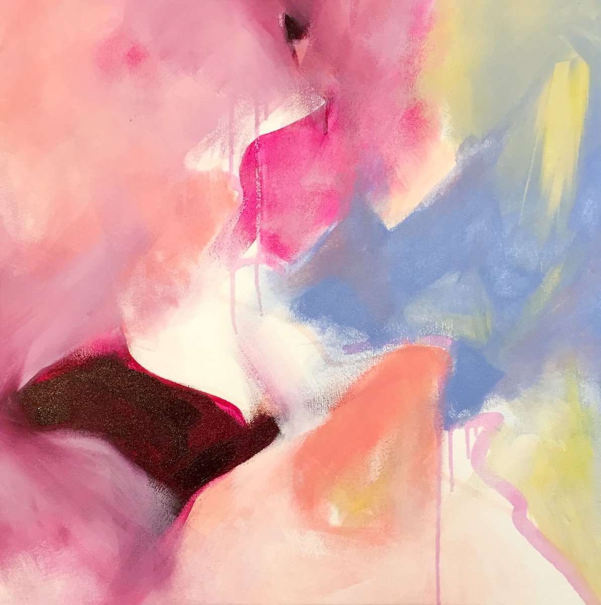 Sweetness, Abstract Acrylic on Canvas by Tammy Silbermann