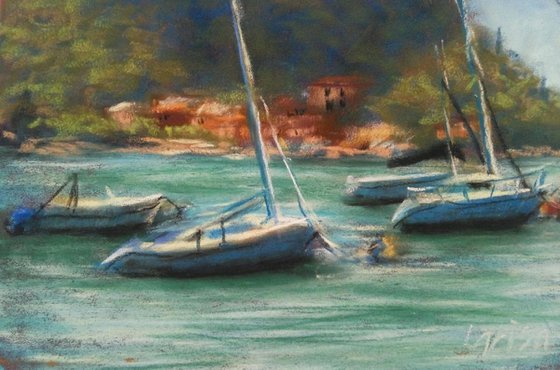 Sailing boats in Garda, Italy