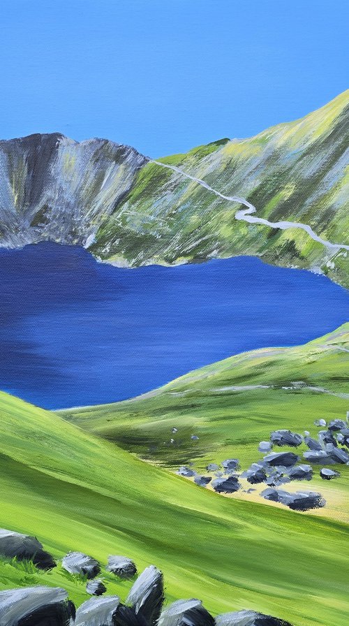 Red Tarn and Helvellyn by Sam Martin